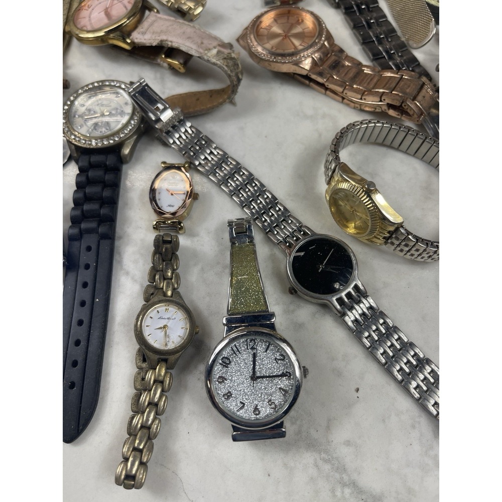 Vintage Watch Lot for Parts - Not Tested May Work - Popular Brands